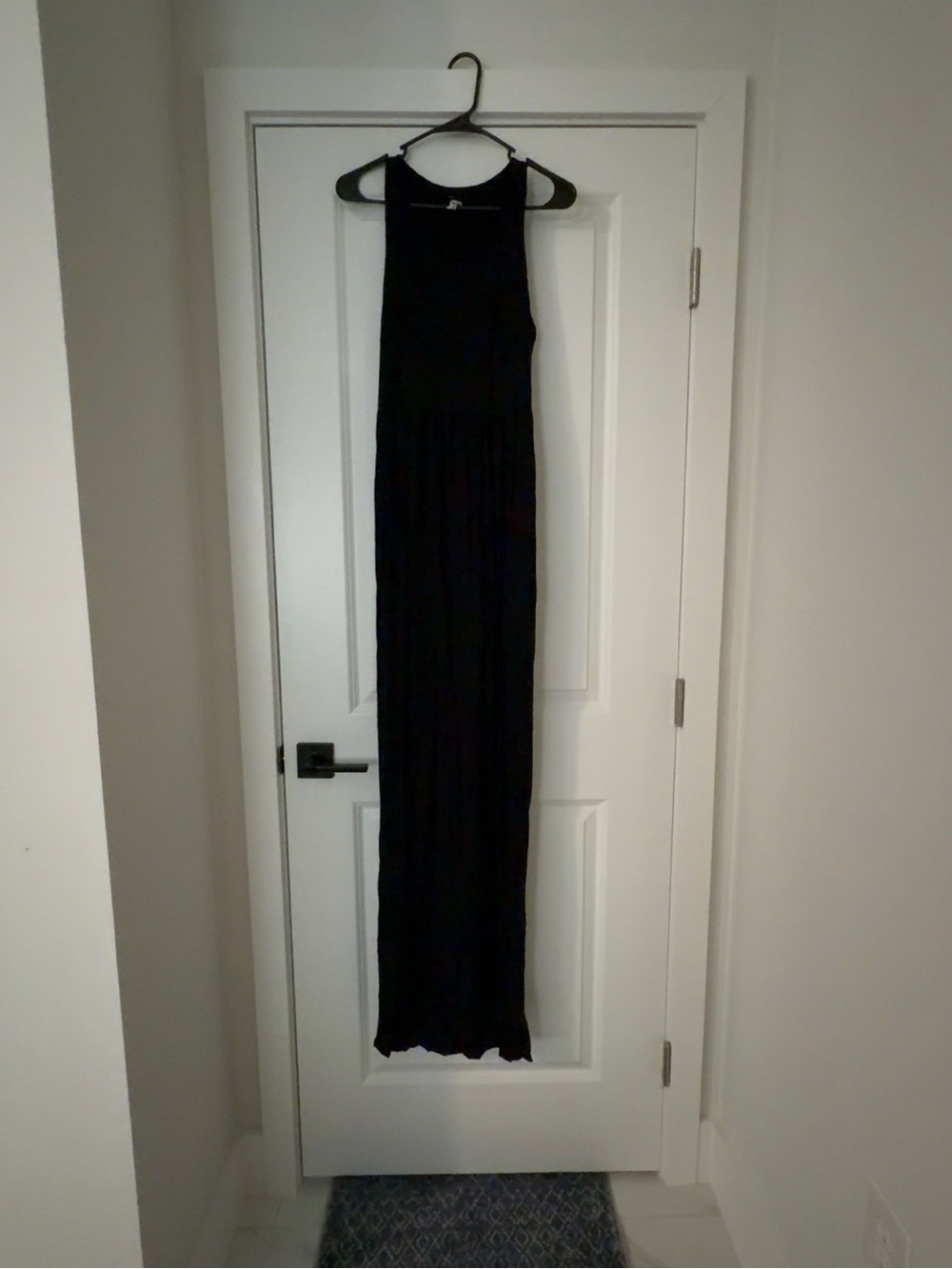 Beeson River Black Sleeveless Maxi Dress